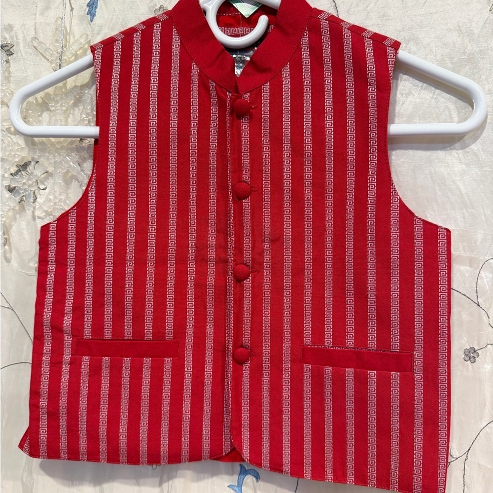 Red Striped Kids Camisole